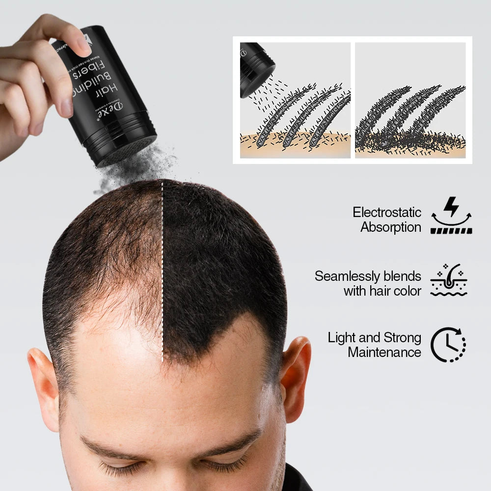 Ms.Dear Hair Fiber Powder — Keratin Density Builder