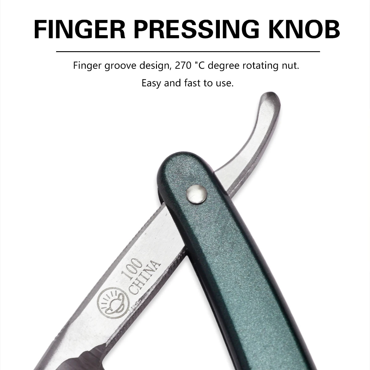 Classic Folding Straight Razor — Barbershop Edition