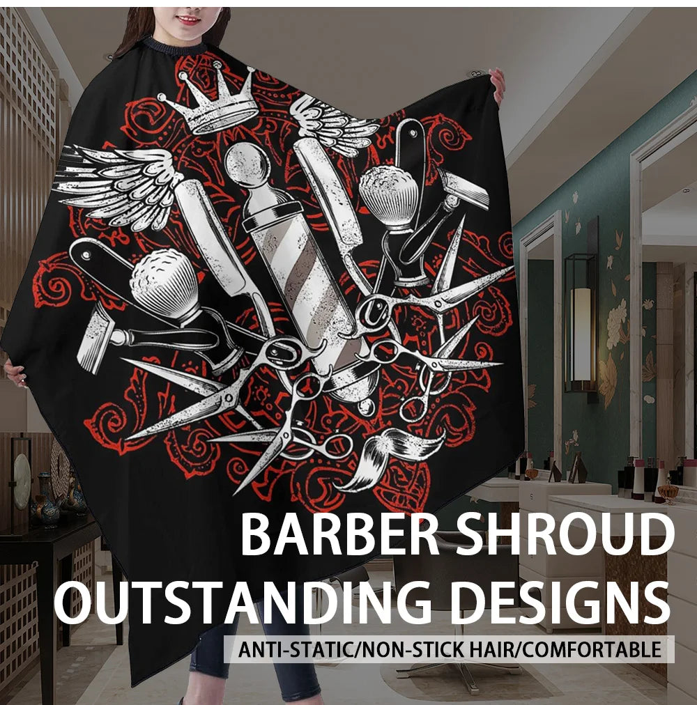 Waterproof Anti-Static Hairdressing Apron — Non-Stick, 2 Styles