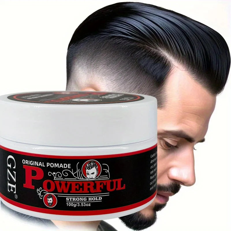 GZE Men's Pomade — Long-Lasting Hold & Natural Shine
