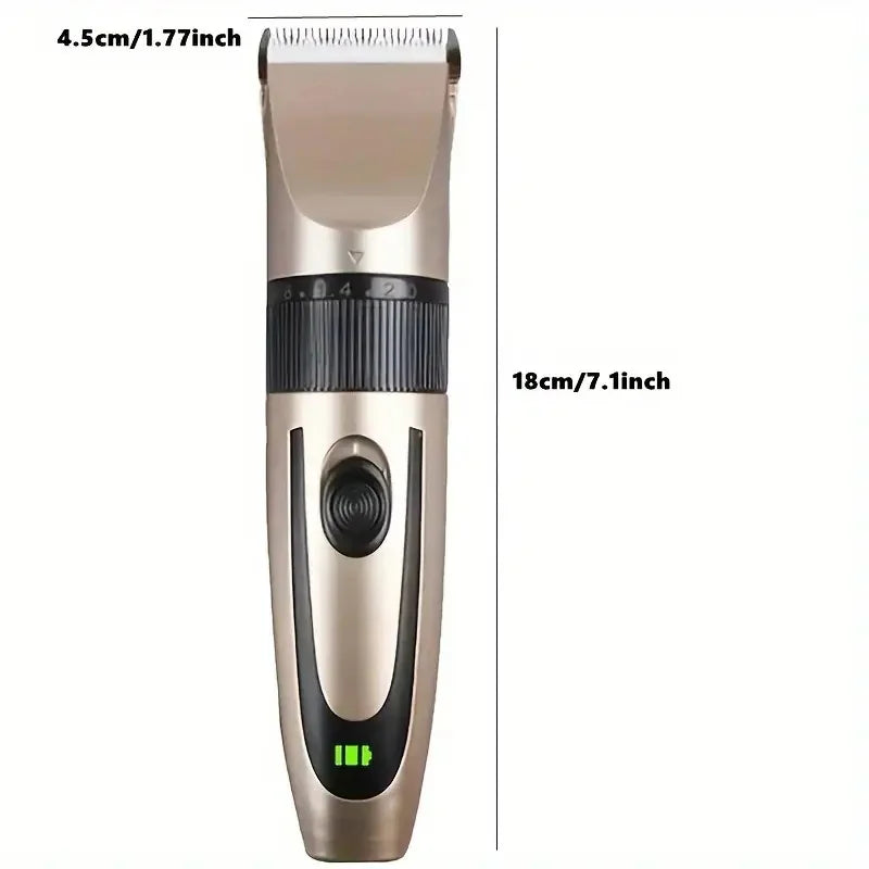 YTYIN Electric Hair Trimmer — Gold & Rose Red
