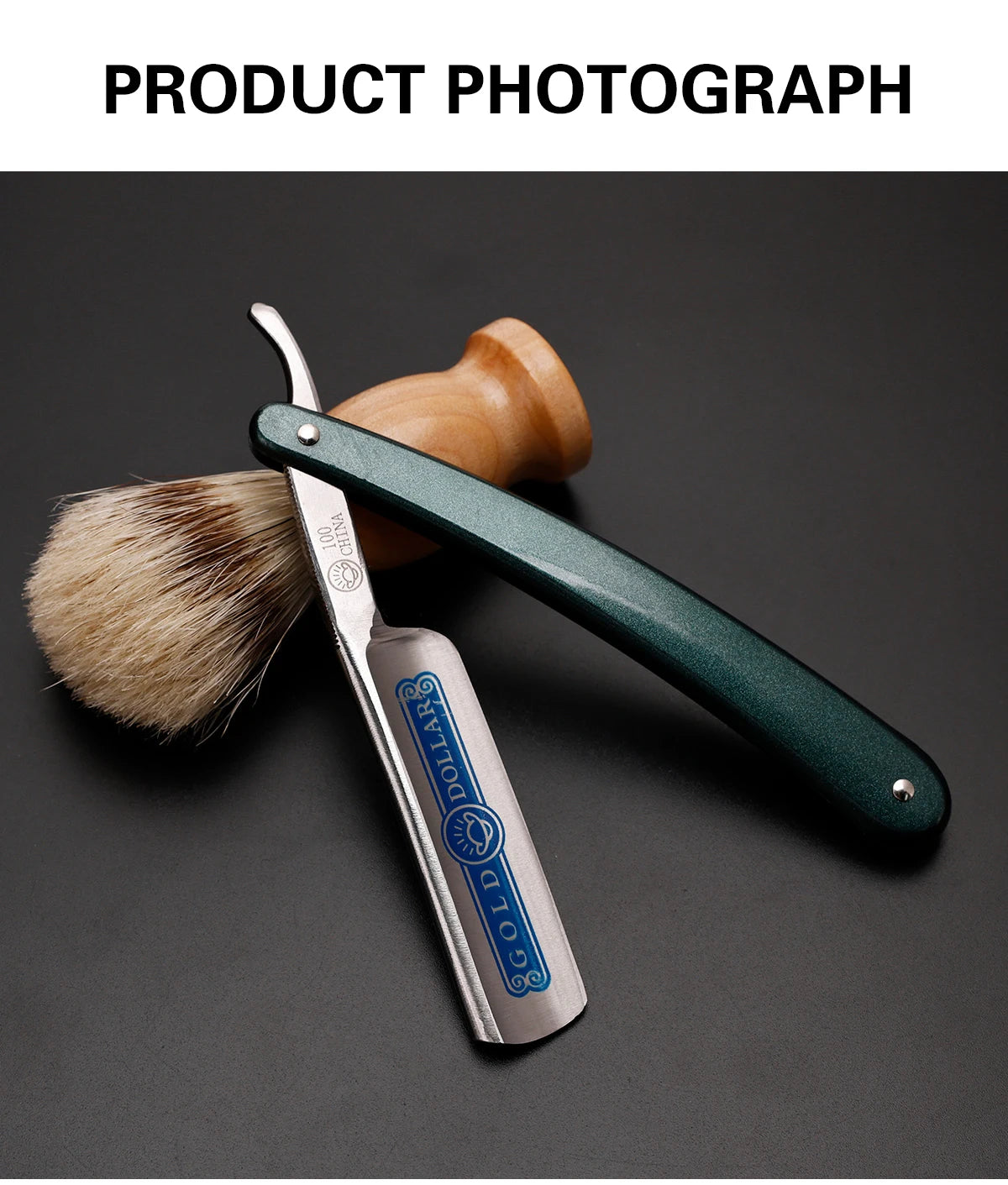 Classic Folding Straight Razor — Barbershop Edition