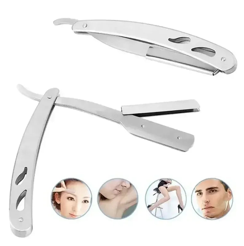 Straight Razor with Blade Bundle — 1 to 100 Blades