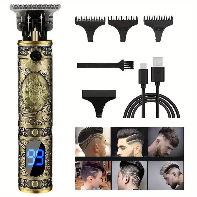 Fairywill T18 Professional Hair Trimmer — 4 Comb Guides