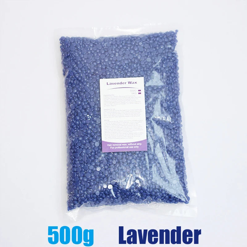 Hard Wax Beans — 50g to 500g, Brazilian & Lavender Scents