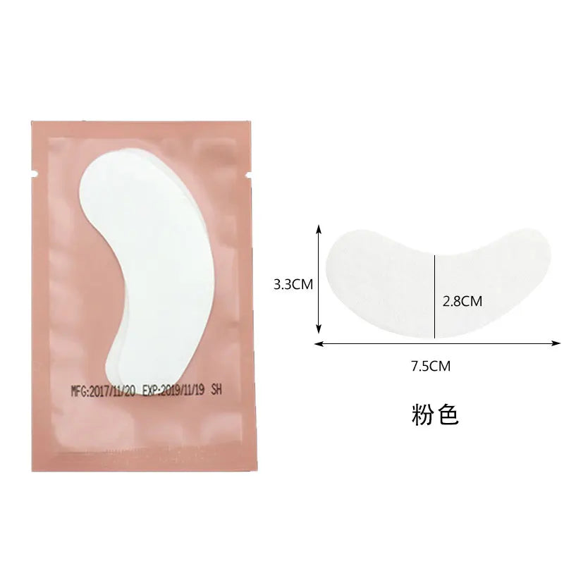 Under-Eye Patches for Lash Extensions — 50 Pairs, 5 Styles