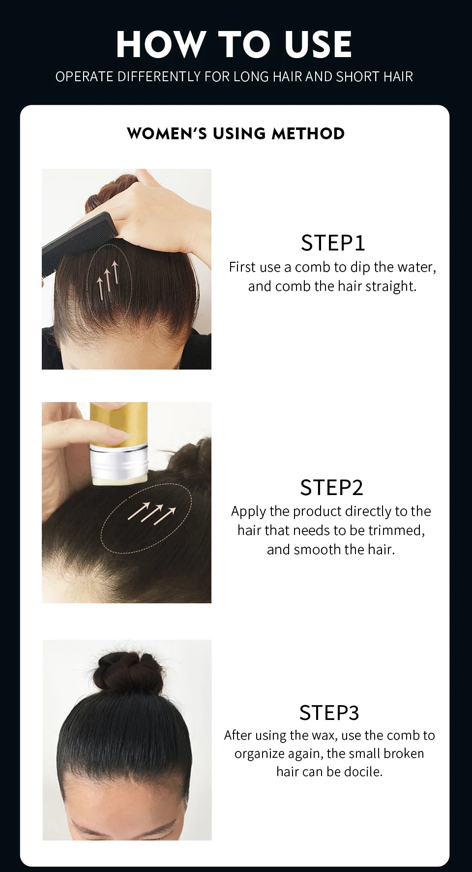 Sevich Anti-Frizz Women's Pomade — 16g & 75g, 4 Scents