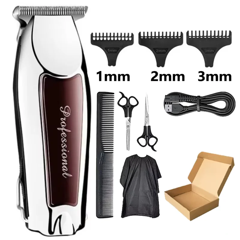 Kemei Professional Cordless Clipper — 3 & 6 Comb Set