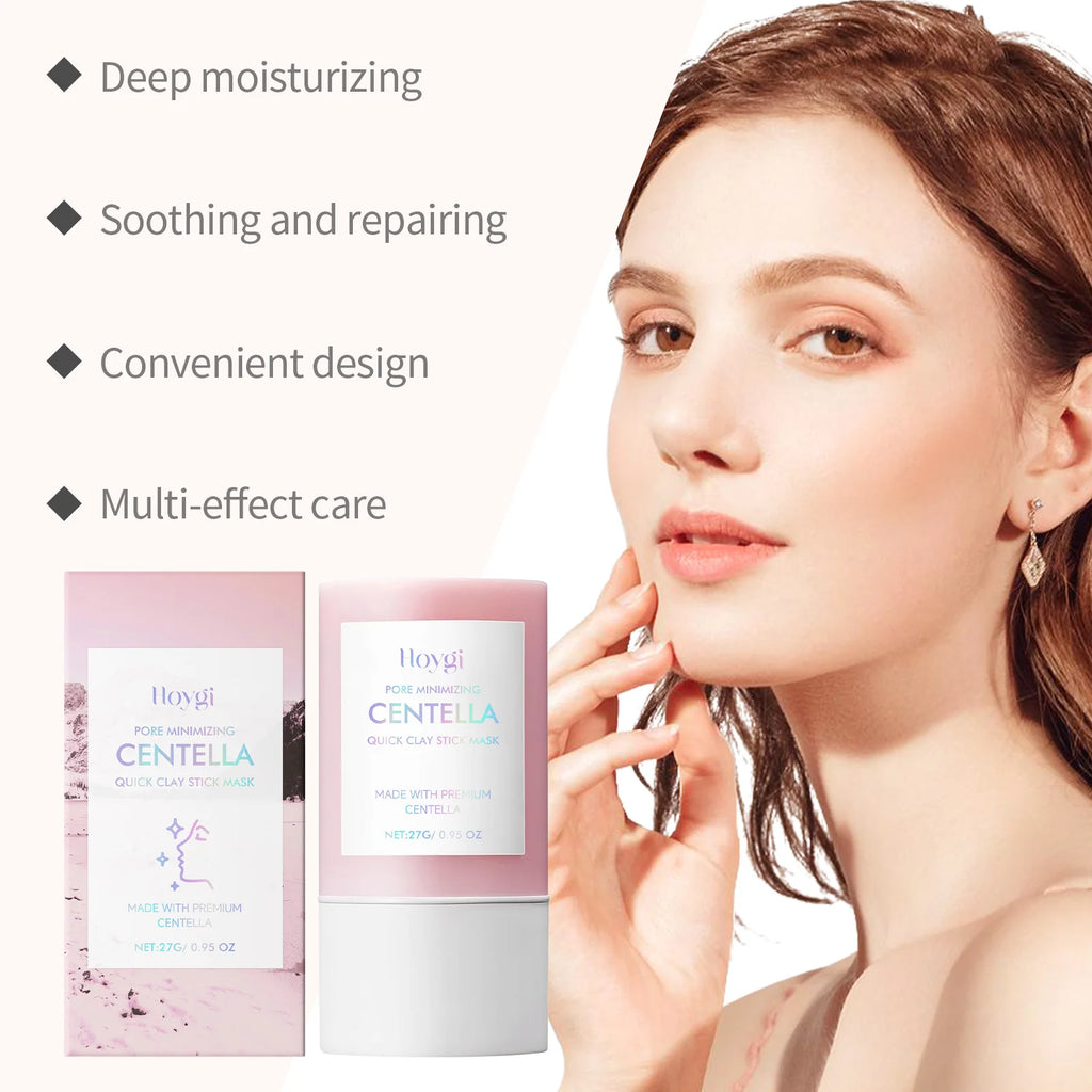 Centella Asiatica Clay Mask Stick — K-Beauty Soothing & Barrier Repair