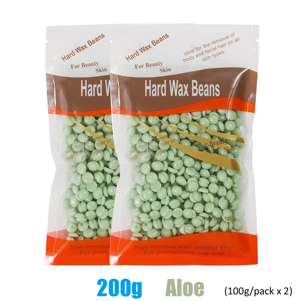 Hard Wax Beans — 50g to 500g, Brazilian & Lavender Scents