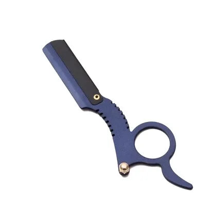 BARBERTOP Colorful Straight Razor — 5 Bold Colors, Replaceable Blade