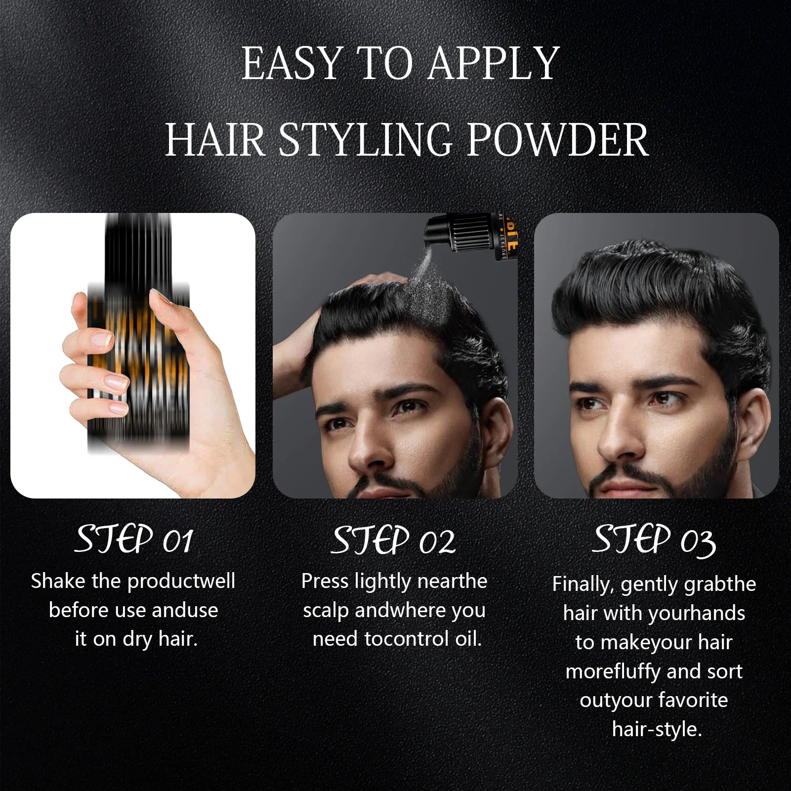 GOIPLE Volumizing Hair Styling Powder — Unisex, 4 Sizes