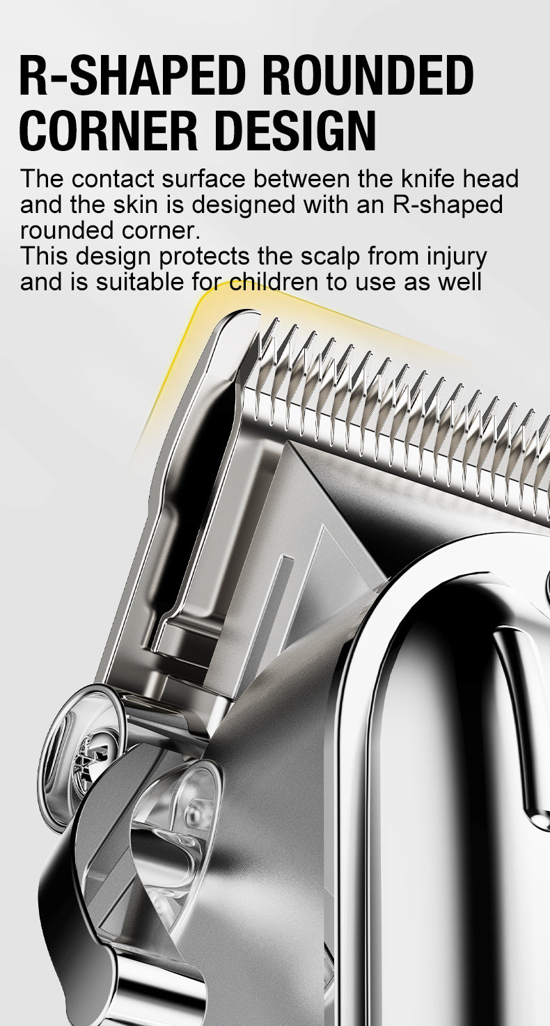 Heavy-Duty Full Metal Carbon Blade Clipper